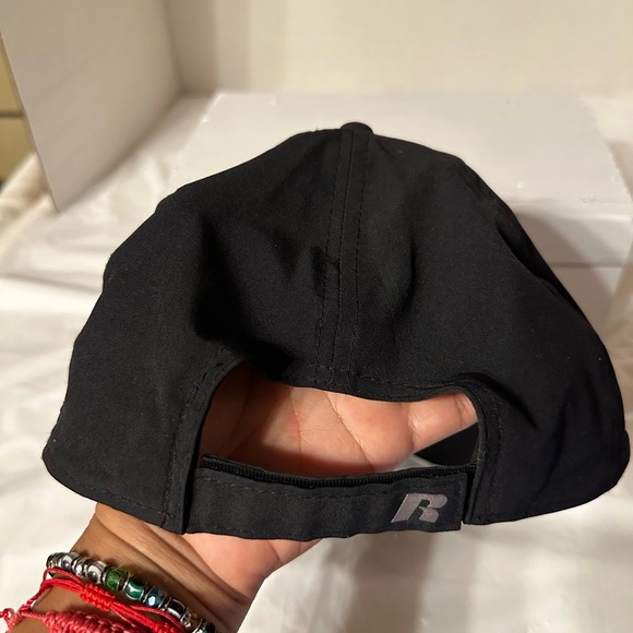 Russell Unisex Black Cap with Reflective Trim - Picture 4 of 7